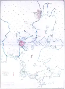 Landkarte von 1645