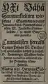 Finnisches Gesangbuch von 1607