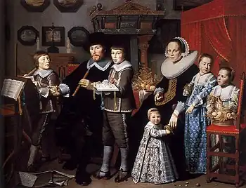 Michiel van der Dussen und seine Familie 1640