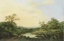 Romantische Flusslandschaft