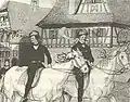 Loux und Scheuermann beim Ausritt