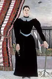 Henri Rousseau: Portrait de femme, um 1895, im Almanach Abbildung Nr.&nbsp;82