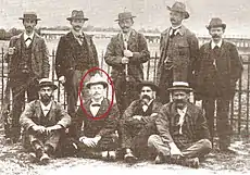 Henrik Sillem (1900, rot markiert)