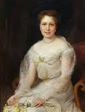 Maria Christina von Österreich-Teschen, Öl auf Leinwand (1902)