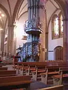 Herforder Münster 1220–­1250, teilw. romanische Mauern, gotische Gewölbe