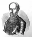 Dänemarks Seeheld Herluf Trolle fiel im Dreikronenkrieg gegen die Schweden (1565).
