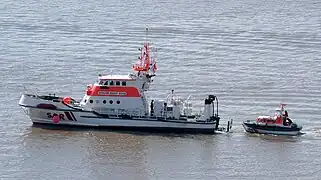 HERMANN RUDOLF MEYER mit Tochterboot CHRISTIAN