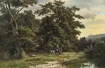 Eine erfolgreiche Fuchsjagd, vor 1882