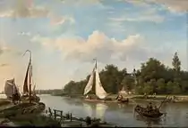 Am Fluss an einem sonnigen Nachmittag, 1864