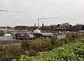 … vom Gehweg der Cranger Straße