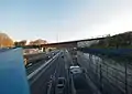 Blick von der Brücke der Cranger Straße nach Süden