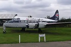 De Havilland DH.114 „Heron“ am Flughafen Croydon