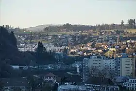 Herrenschwanden, Fernsicht von der Berner Felsenau