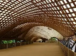 Deckenkonstruktion der Multihalle