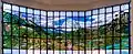 Glasgemälde im Weilburgsaal, Hotel Herzoghof, Baden bei Wien