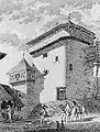Wohnturm um 1820, Stich von Ludwig Adolf Hess