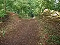 Reste der Toranlage im Osten