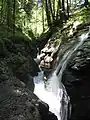 Felsbachschlucht westlich des Crestasees