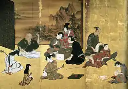 Hikone-Stellschirm (Ausschnitt)