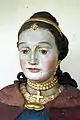 Heilige Hildegard von Stein (Ausschnitt einer Bildstock-Figur)