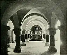 Die Krypta (1911 veröffentlichte Aufnahme)