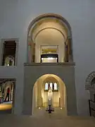 Cäcilienkapelle, darüber der Schrein der Dompatrone (Epiphaniusschrein)