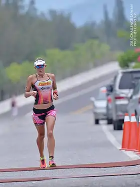 Hillary Biscay bei der Challenge Taiwan, 2013