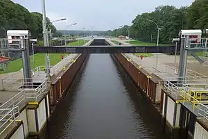 Die neue und modernisierte Schleusenkammer (2017)