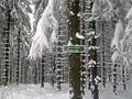 Höhentafel auf dem Hauptgipfel