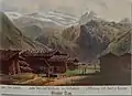 Hintertux Chromolithographie 1869