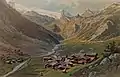 Hintertux (Chromolithographie 1880)