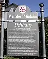 Hinweistafel Eichhaus Minheim