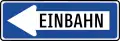 10: Einbahnstraße (Fahrtrichtung links)