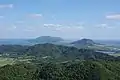 Blick auf Hirakubo-Halbinsel vom Berg Nosoko