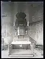 Historische Aufnahme des Kanzelaltars von 1898 von Wilhelm Weimar