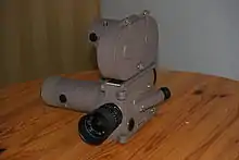 Hitachi 16HM Drehprismenkamera mit max. 10.000 Bilder/Sekunde für 16mm Film, Baujahr um 1970