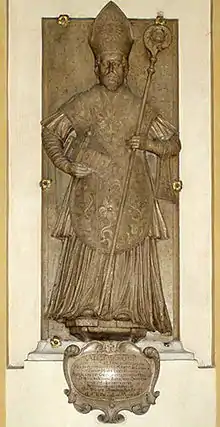 Deckplatte des Grabes des hl. Adalbero in der Stiftskirche