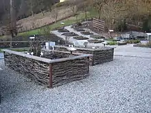 Hochbeet aus Geäst
