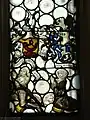 Historisches Glasfenster