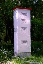 Hochwassermarken im Nationalpark Donau-Auen