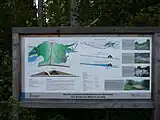 Infotafel am Hochwasserschutzbecken