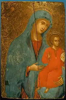 Ikone der Hodegetria in der Kathedrale San Demetrio Megalomartire di Tessalonica in Piana degli Albanesi