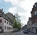 Der ehemalige Höchster Marktplatz am Mainberg