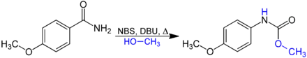 The Hofmann rearrangement using NBS