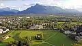 Blick von der Festung Richtung Untersberg 2019