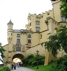 Toranlage Schloss Hohenschwangau, Bayern