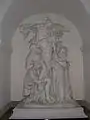 Erhalten gebliebene Skulptur, Kreuzabnahme Christi von Michael Lock, heute