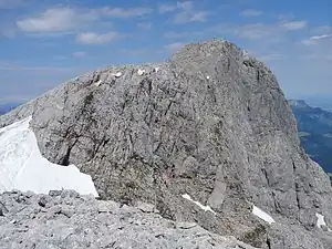 Gipfelbereich von Süden