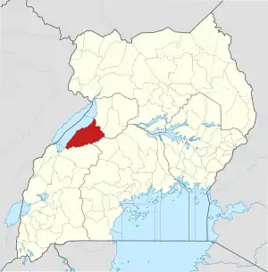 Lage von Hoima