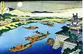 Mond über Yodogawa(in Kansai)